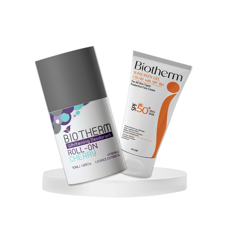 Biotherm Bundle (Sunscreen gel +Roll on Cherry)