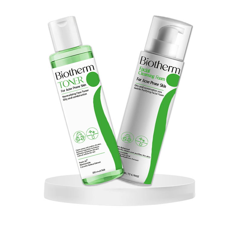 Biotherm Pure Skin Duo (Acne Foam + Toner)