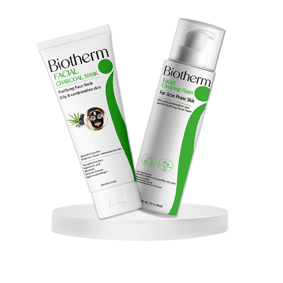 Biotherm Purifying & Detox Duo (Acne Foam + Charcoal Mask)