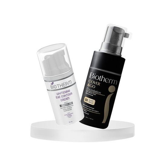 Biotherm Eye Care & Flawless Finish Duo (Eye Contour Cream + Foundation 01)