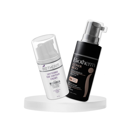 Biotherm Eye Care & Flawless Finish Duo (Eye Contour Cream + Foundation 04)