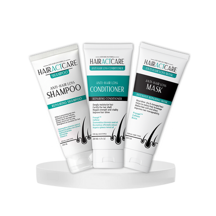 HairAct Care Anti-Hair loss set (Shampoo+conditioner+Mask)