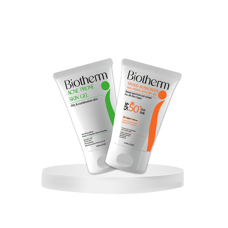 Biotherm Acne Control & Protection Duo (Acne Gel + Tinted Sunscreen)