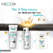 The 3-Step Solution for Hair Loss Treatment (Ampoule+Spray+Shampoo)