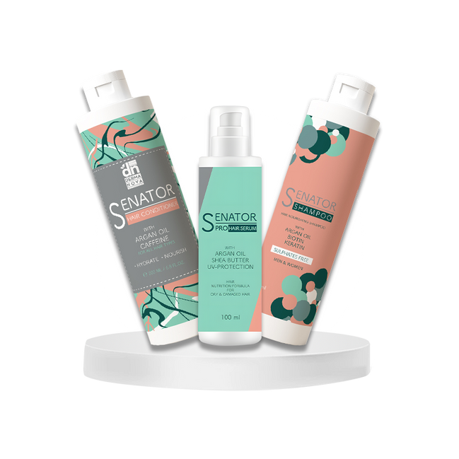 Senator Pro Repairing treatment set (serum+ shampoo+conditioner)