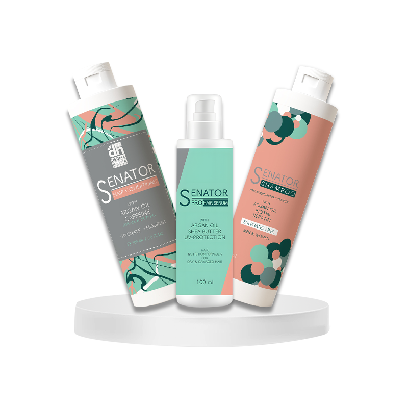 Senator Pro Repairing treatment set (serum+ shampoo+conditioner)