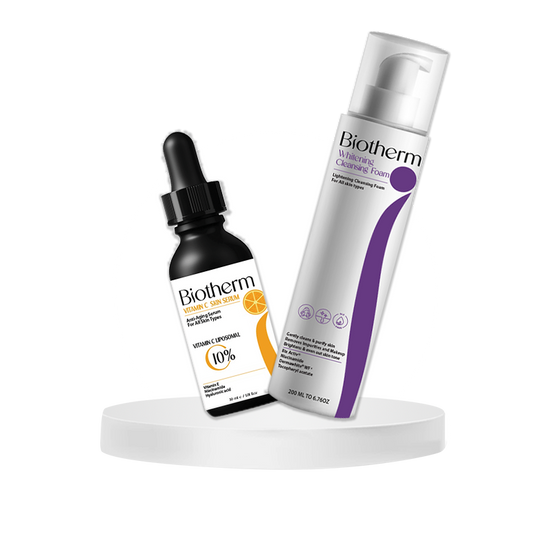 Biotherm Brightening Duo (Whitening Cleansing Foam + Vitamin C Serum)
