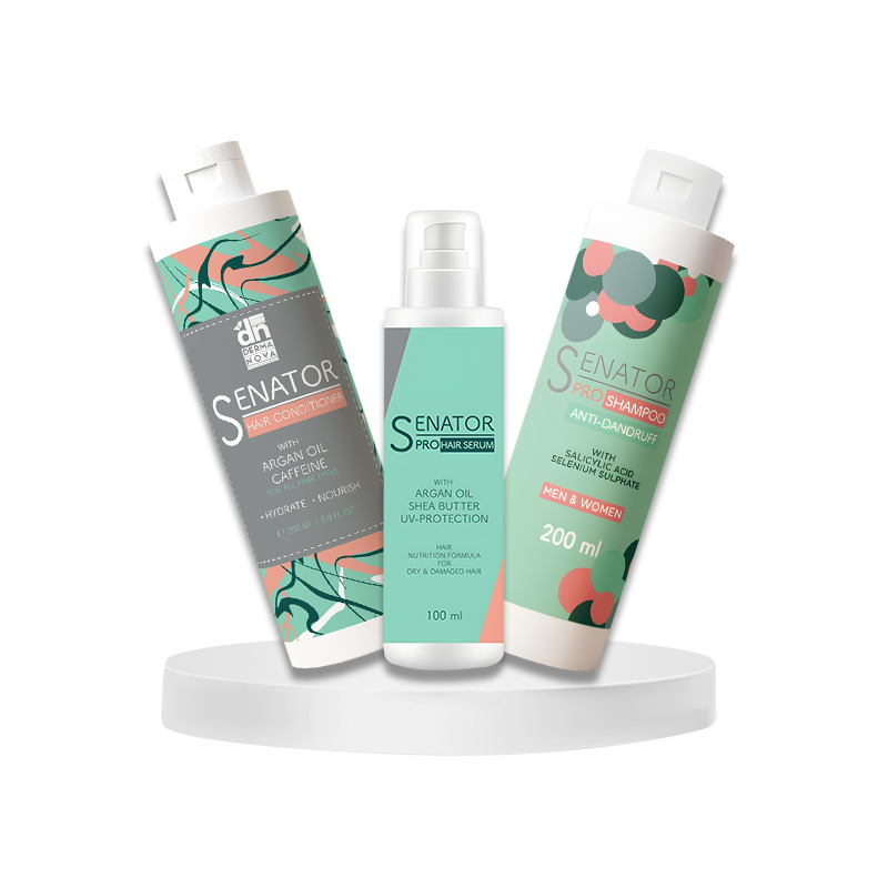 Senator Pro Anti-dandruff treatment set (serum +anti-dandruff shampoo +conditioner)