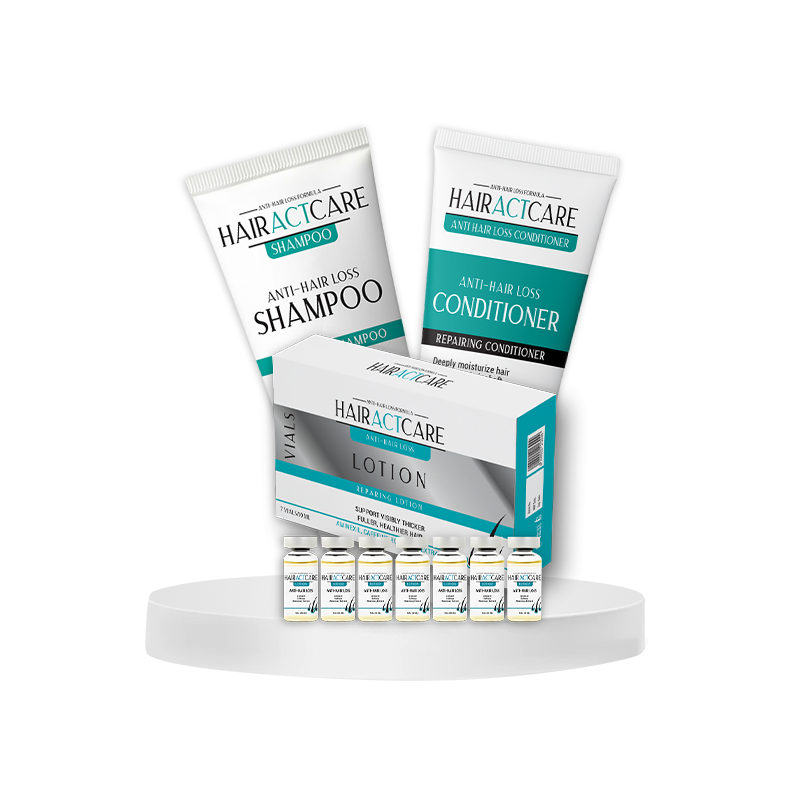 HairAct Care Anti-Hair loss set (Shampoo+conditioner+Ampoules)