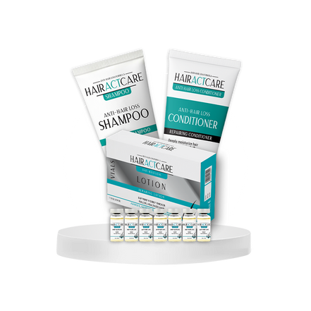 HairAct Care Anti-Hair loss set (Shampoo+conditioner+Ampoules)