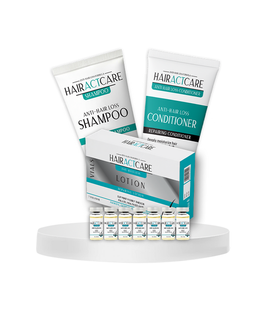HairAct Care Anti-Hair loss set (Shampoo+conditioner+Ampoules)