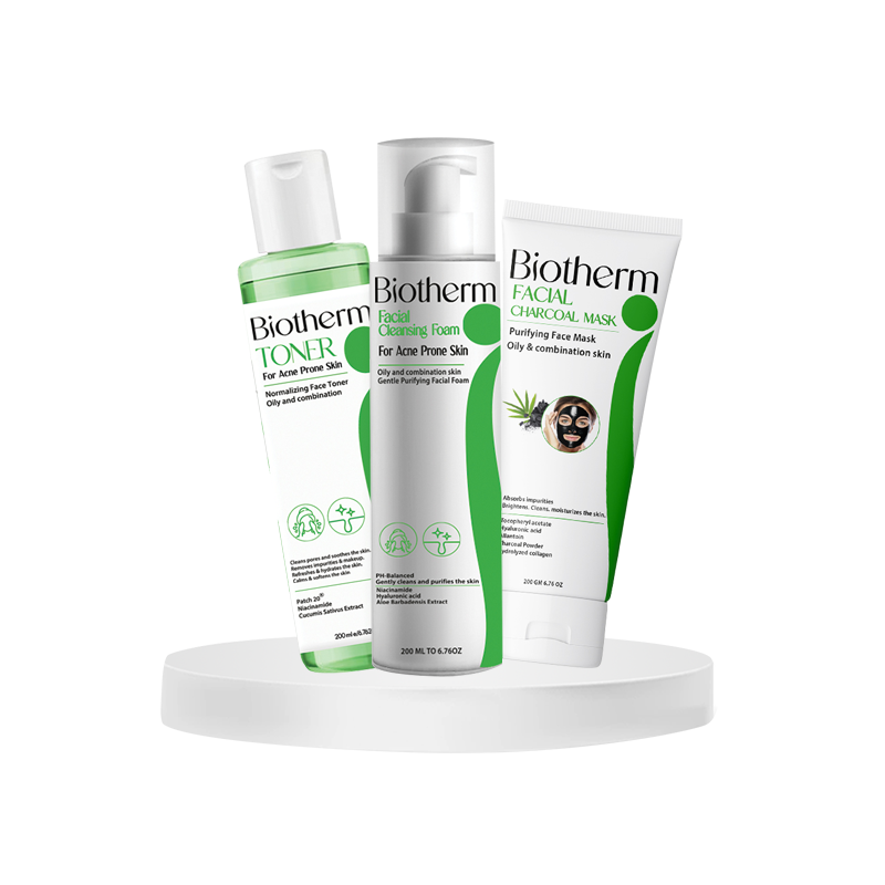 Biotherm Acne set ( Acne foam + toner + Mask)