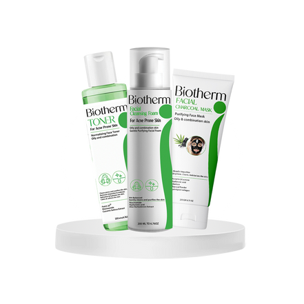 Biotherm Acne set ( Acne foam + toner + Mask)