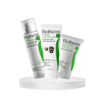 Biotherm Acne set ( Acne foam + Mask +Gel)