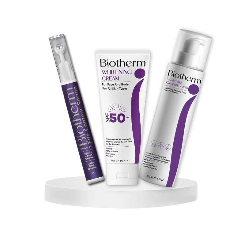 Biotherm Bundle (Foam+whitening cream+eye serum)