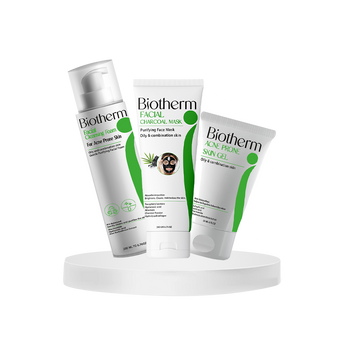 Biotherm Acne set ( Acne foam + Mask +Gel)