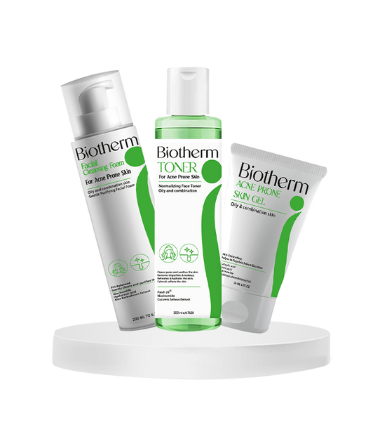 Biotherm Acne set ( Acne foam + toner +Gel)