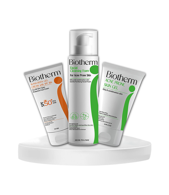 Biotherm Acne set ( Acne foam + toner + sunscreen)