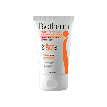 Biotherm Tinited sunscreen with primer SPF 50+
