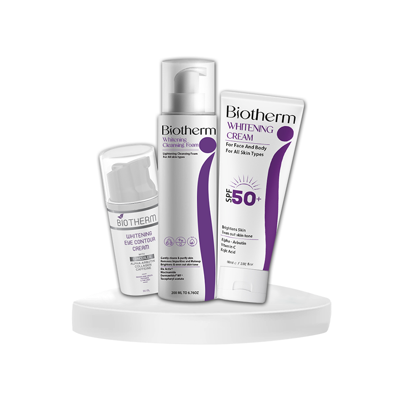 Biotherm Whitening set (foam + cream + contour)