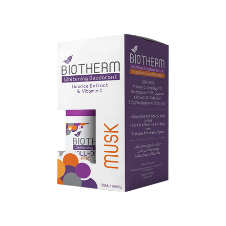 Biotherm Whitening Deodrant Roll on (musk)