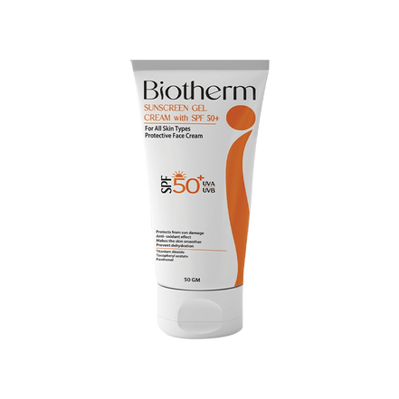 Biotherm sunscreen SPF 50+ gel cream