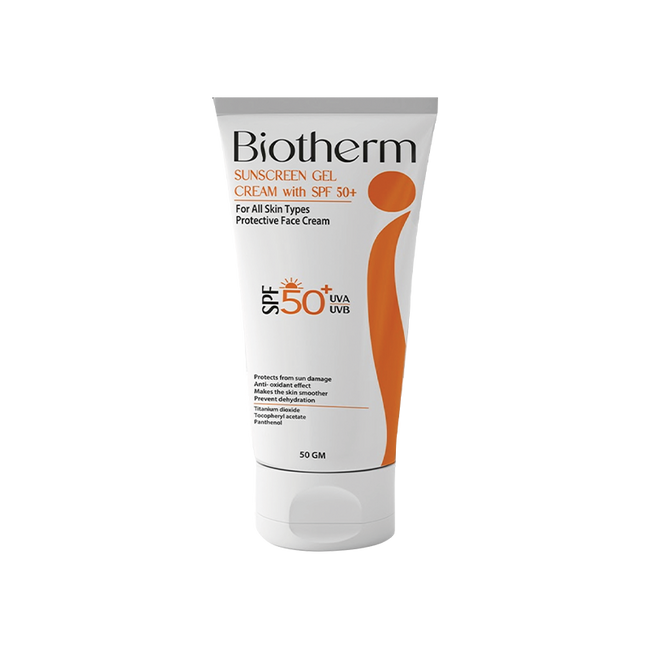 Biotherm sunscreen SPF 50+ gel cream