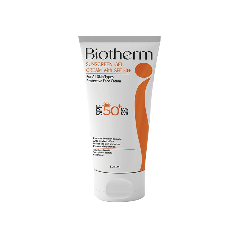 Biotherm sunscreen SPF 50+ gel cream
