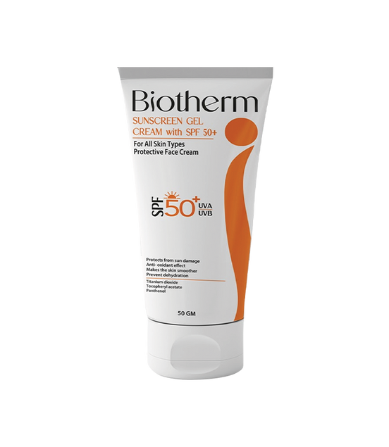 Biotherm sunscreen SPF 50+ gel cream