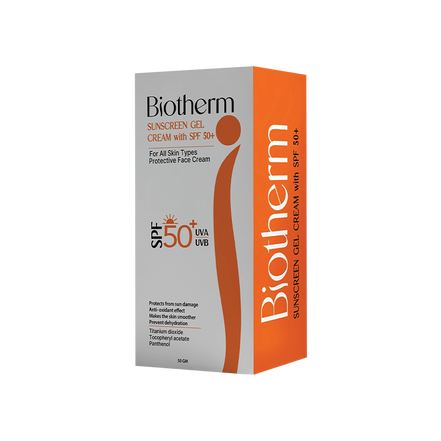 Biotherm sunscreen SPF 50+ gel cream