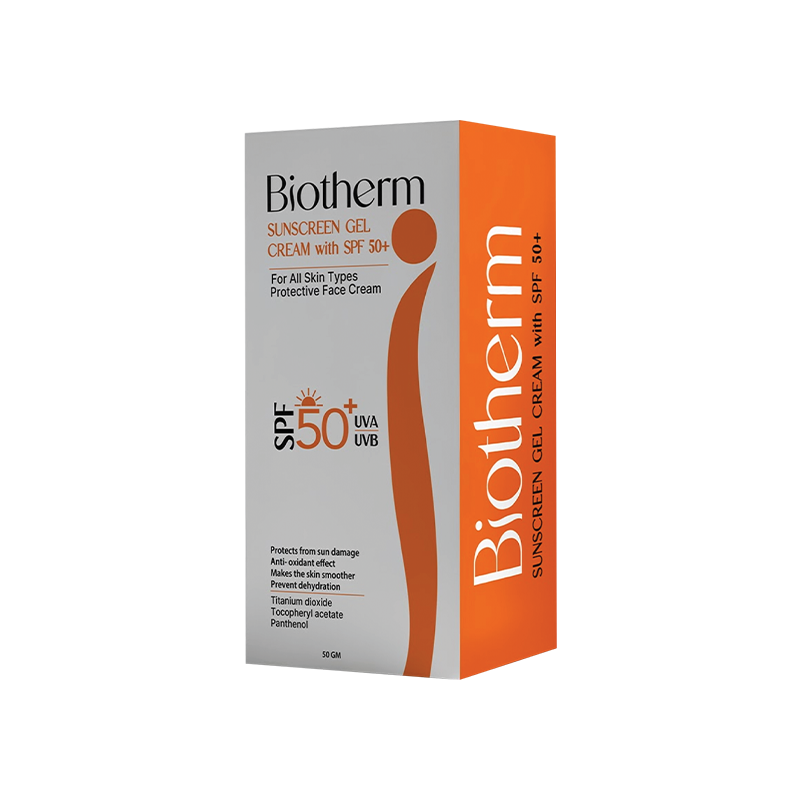Biotherm sunscreen SPF 50+ gel cream