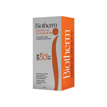Biotherm sunscreen SPF 50+ gel cream