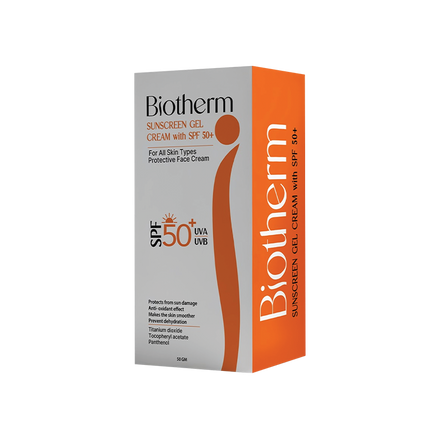 Biotherm sunscreen SPF 50+ gel cream