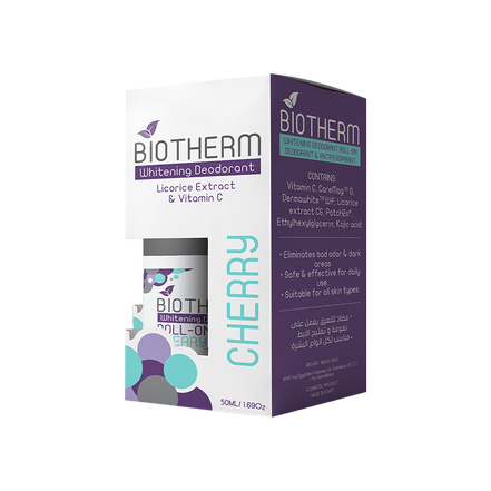 Biotherm Whitening Deodrant Roll on (Cherry)