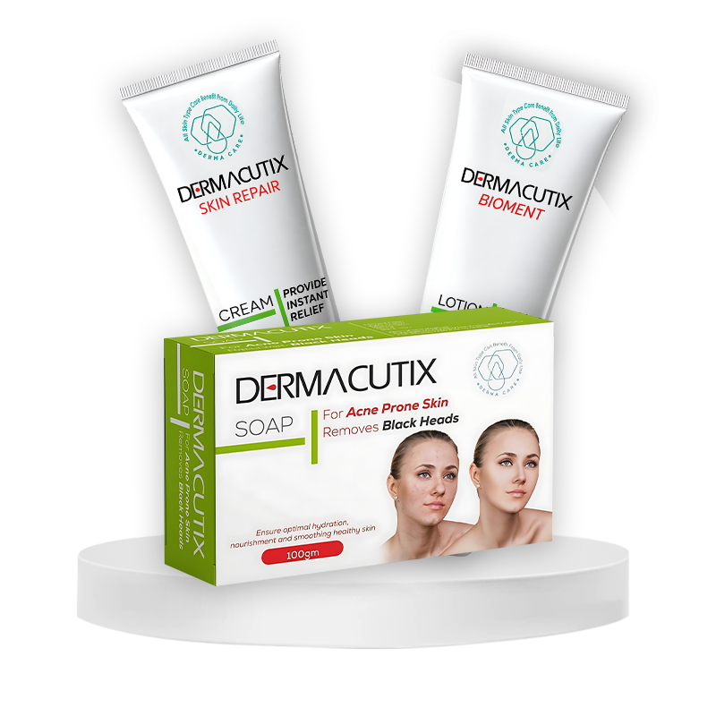 Dermacutix Pure Skin Trio(Skin Repair+ Bioment + Soap )