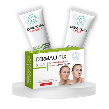 Dermacutix Pure Skin Trio(Skin Repair+ Bioment + Soap )
