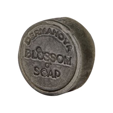 ديرمانوفا صابون بالفحم وزيت شجرة الشاى