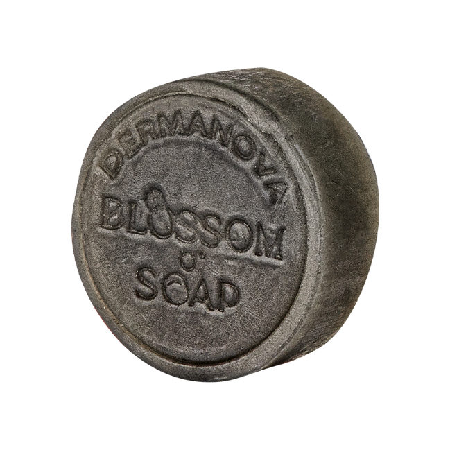 ديرمانوفا صابون بالفحم وزيت شجرة الشاى