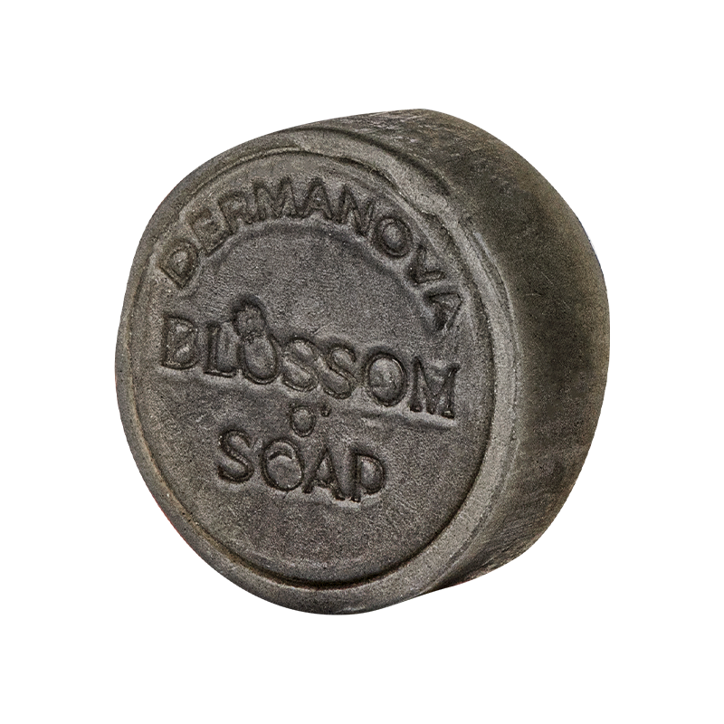 ديرمانوفا صابون بالفحم وزيت شجرة الشاى