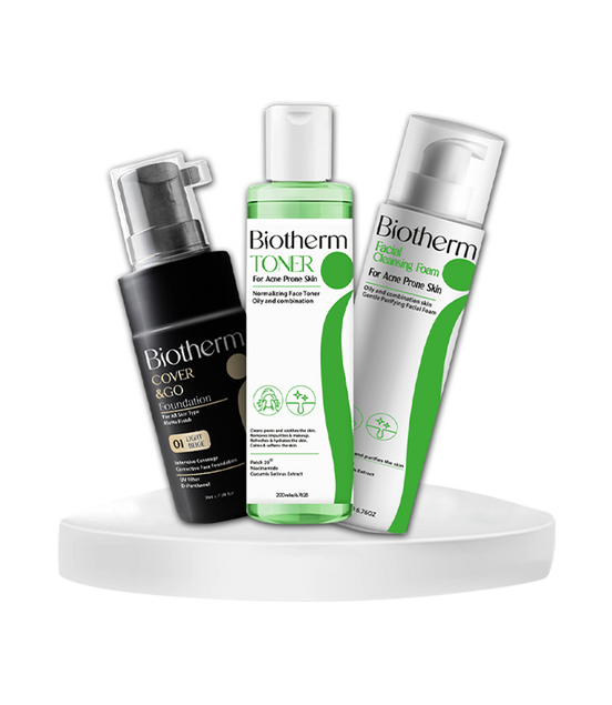 Biotherm Acne set (Foam+Toner+Foundation 01 )