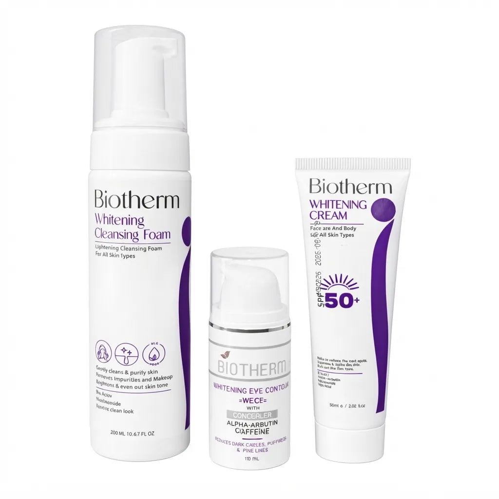 Biotherm Whitening set (foam + cream + contour)