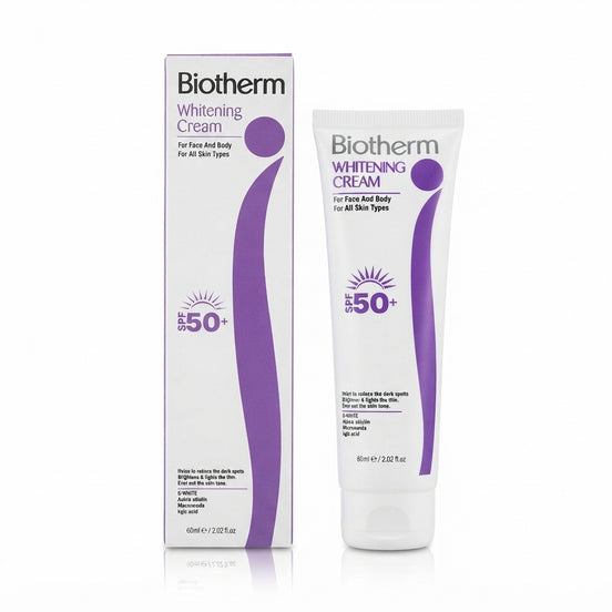بايوثيرم كريم لتفتيح البشرة spf 50+