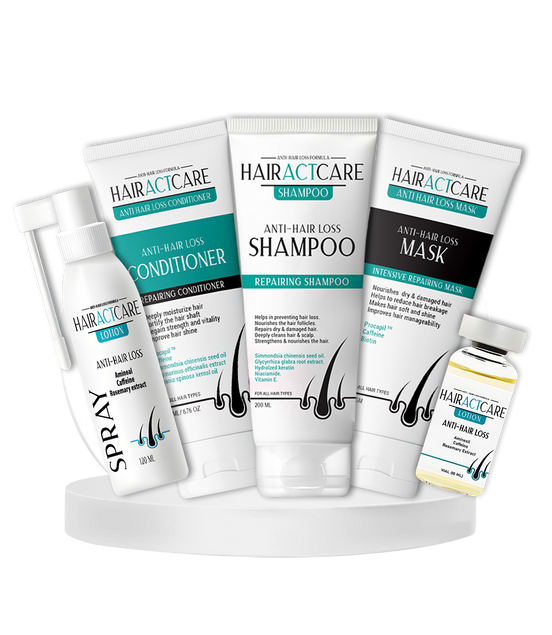 مجموعة هيراكت كير (امبولات+اسبراى+شامبو+بلسم+ماسك الشعر)
