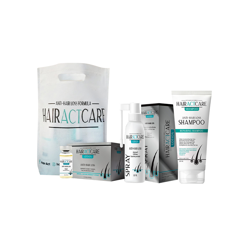 HairAct Care Anti-Hair loss Treatment set (Ampoule+Spray+Shampoo)