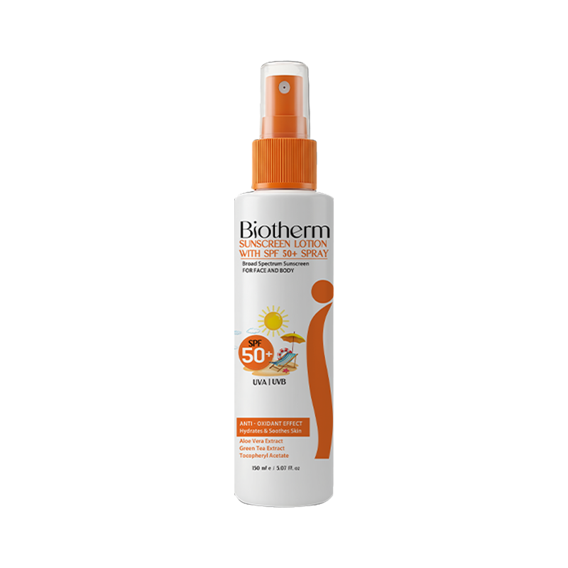 Biotherm Sunscreen lotion with SPF50+ Spray