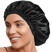 HairActCare Double Layer Silk Satin Bonnet | Frizz-Free Hair Wrap