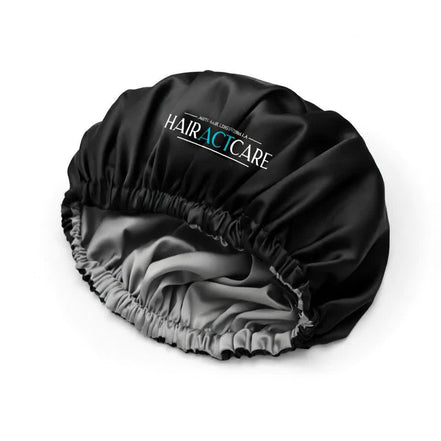 HairActCare Double Layer Silk Satin Bonnet | Frizz-Free Hair Wrap