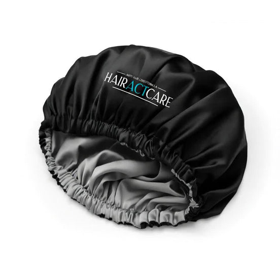 HairActCare Double Layer Silk Satin Bonnet | Frizz-Free Hair Wrap