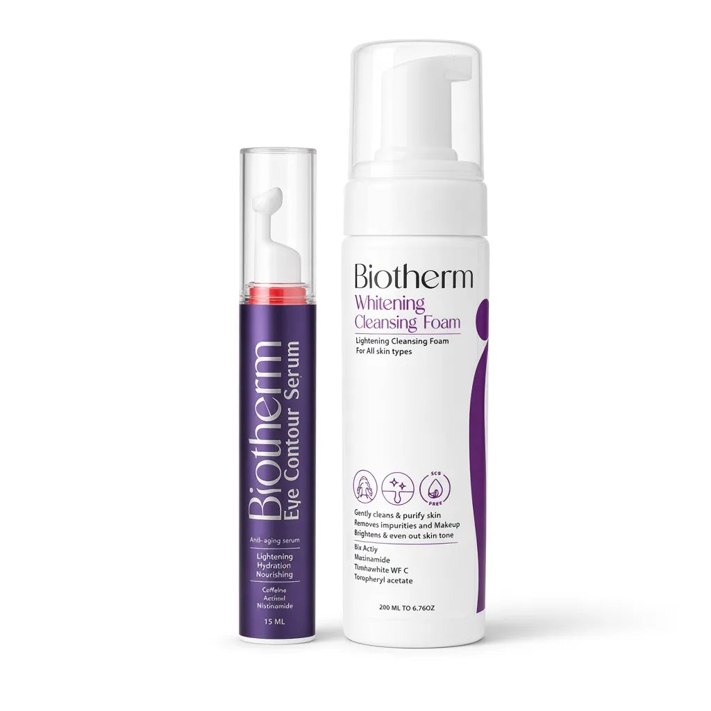 Biotherm Ultra Eye Glow Duo – Cleansing Foam+Eye Serum