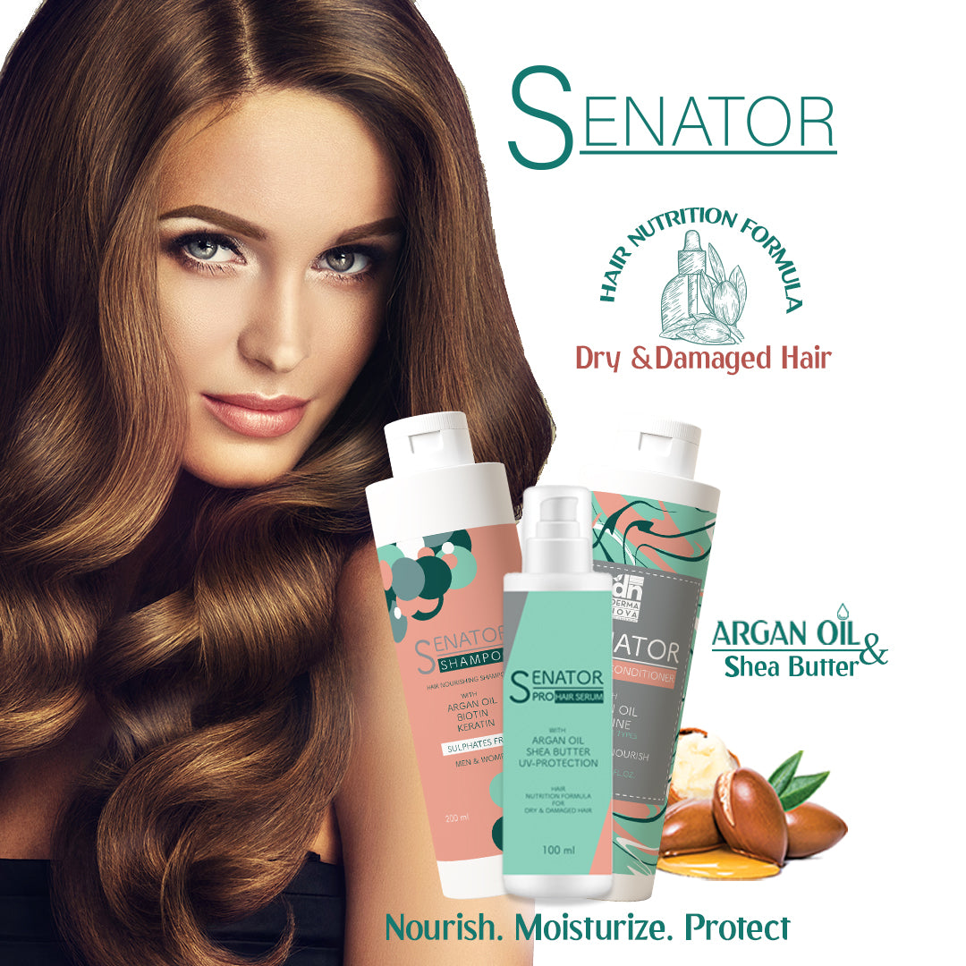 Senator Pro Repairing treatment set (serum+ shampoo+conditioner)